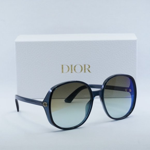 FINAL PRICE NEW DIOR DDOLL R1U 30C6 BLUE SUNGLASSES - Picture 9 of 11